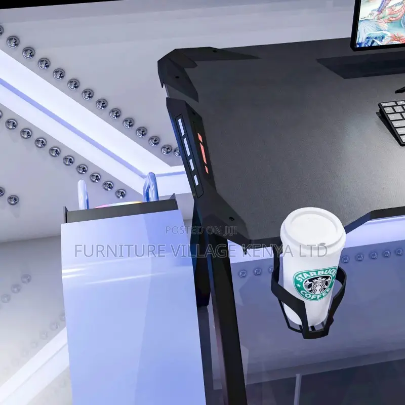1.2m Black Generic Imported Gaming Desk