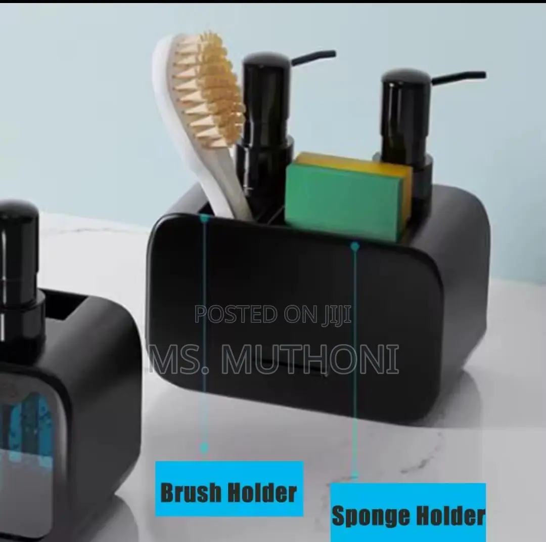 Hand and Dish Soap Dispenser Set With Sponge*