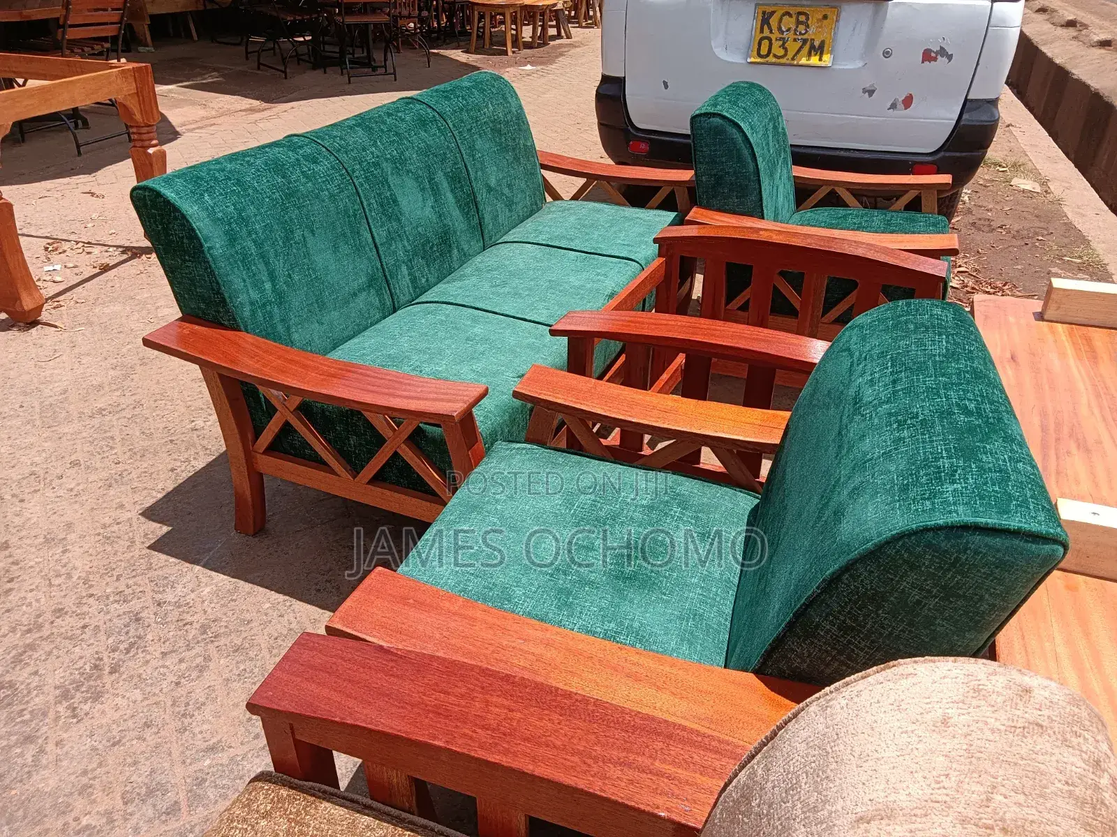 Open Sofa With Spring