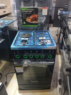 Syinix 50by55 3+1 Standing Cooker 
With Electric Oven