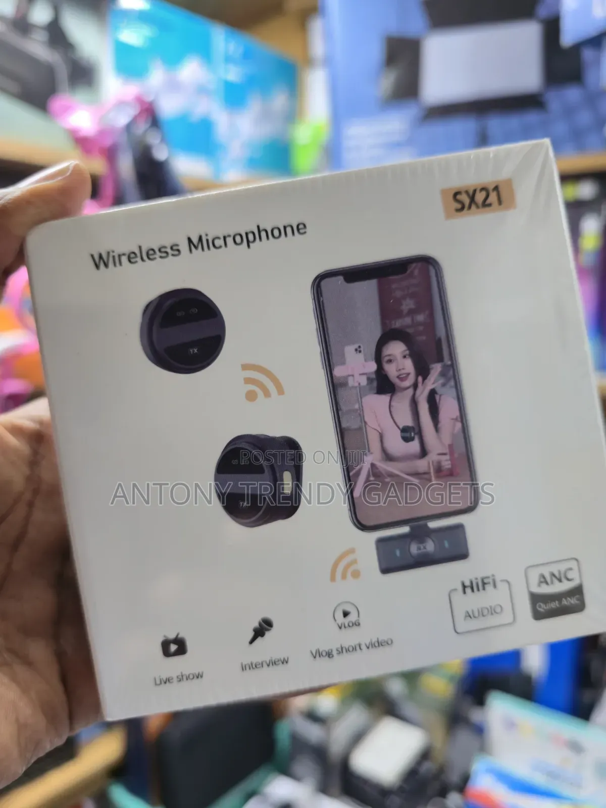 Sx21 Wireless Microphone – Clip-on Lavalier Mic | Hifi Audio