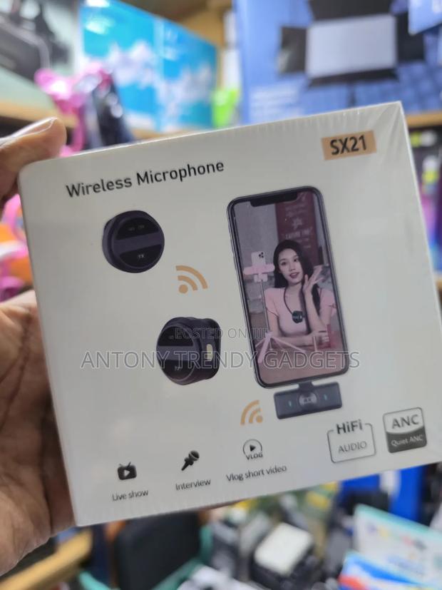 Sx21 Wireless Microphone – Clip-on Lavalier Mic | Hifi Audio - thumbnail 2