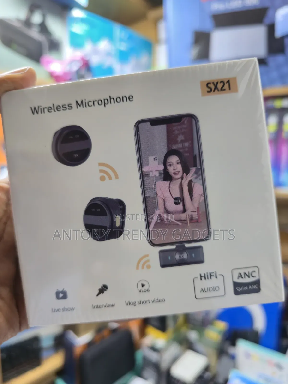 Sx21 Wireless Microphone – Clip-on Lavalier Mic | Hifi Audio