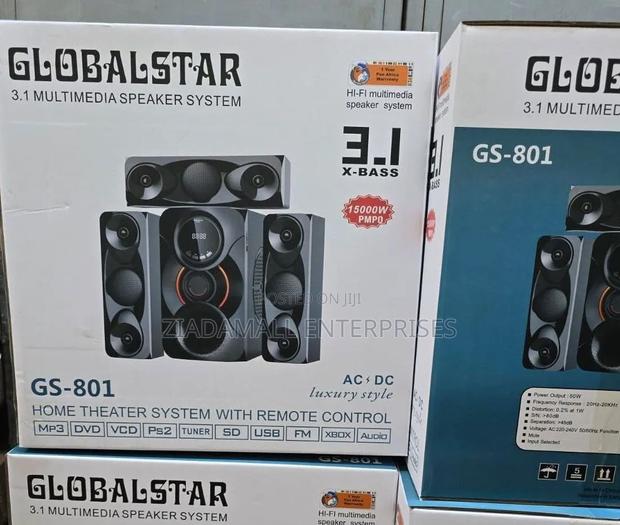 3.1ch Globalstar Home Theater System With Remote Control Woofer 15000w