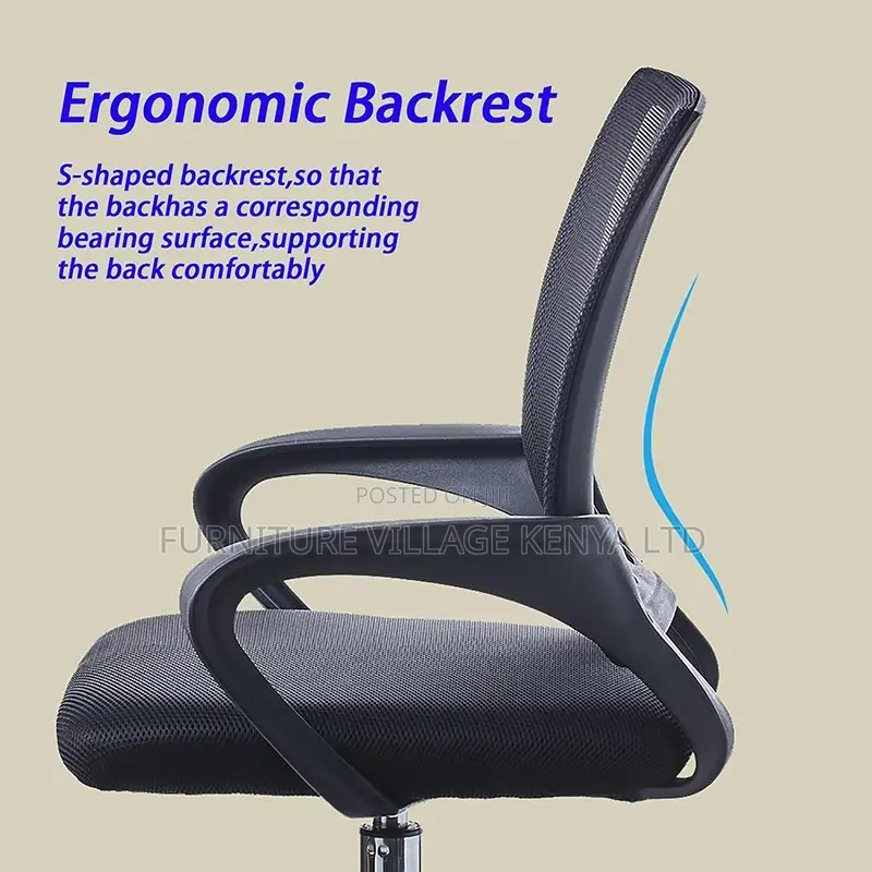 Mid-Back Swivel Clerical Mesh Study Chair
