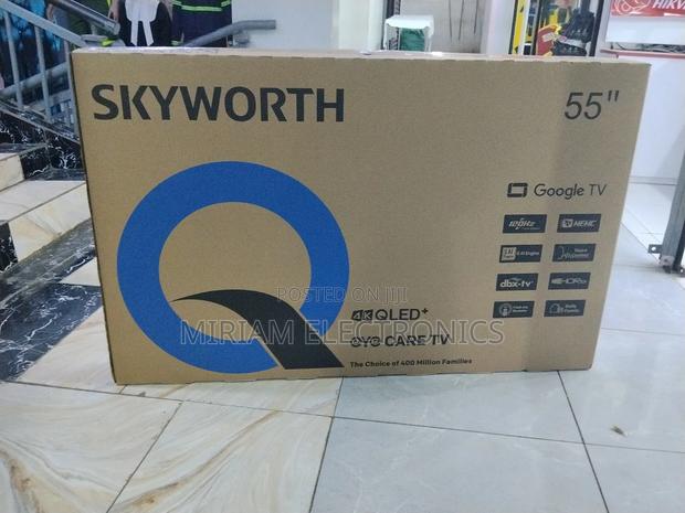 Skyworth 55′′ 55q6500 (New2025)Qled Google Smart Tv