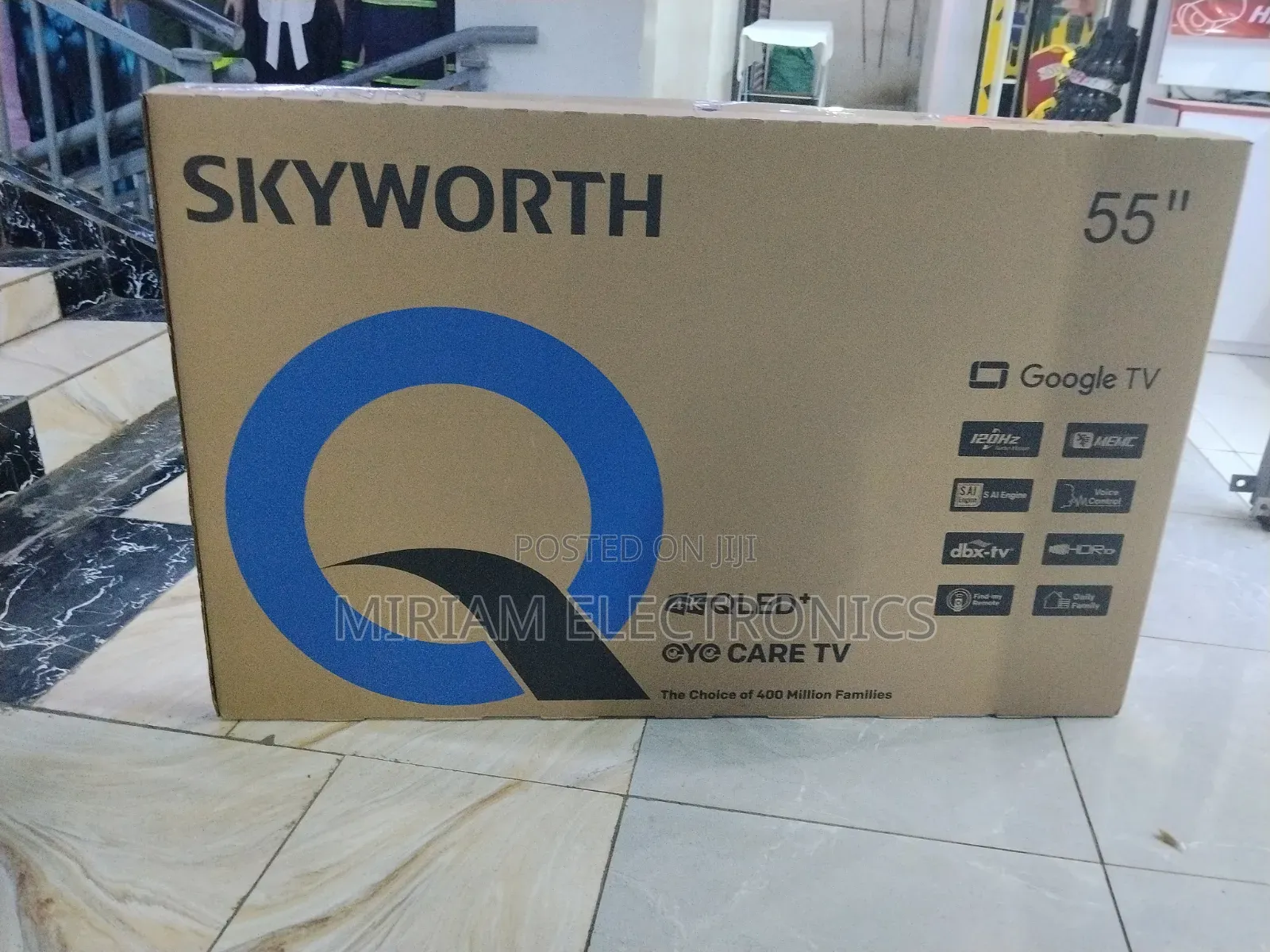 Skyworth 55′′ 55q6500 (New2025)Qled Google Smart Tv