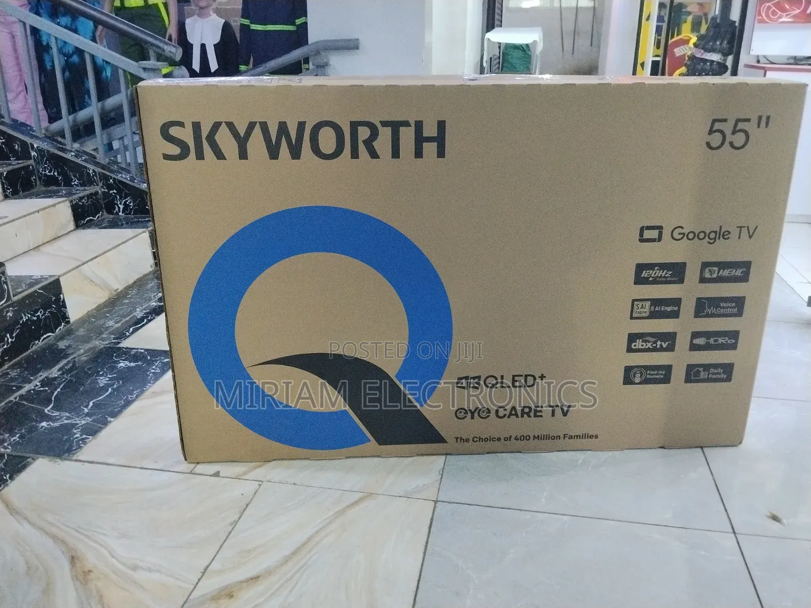 Skyworth 55′′ 55q6500 (New2025)Qled Google Smart Tv