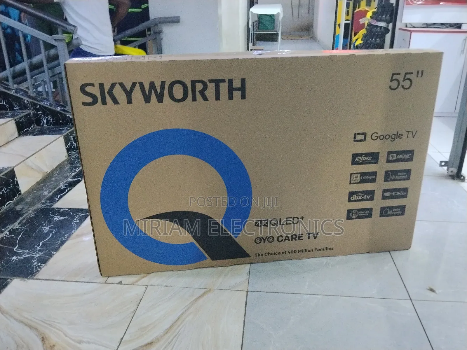 Skyworth 55′′ 55q6500 (New2025)Qled Google Smart Tv