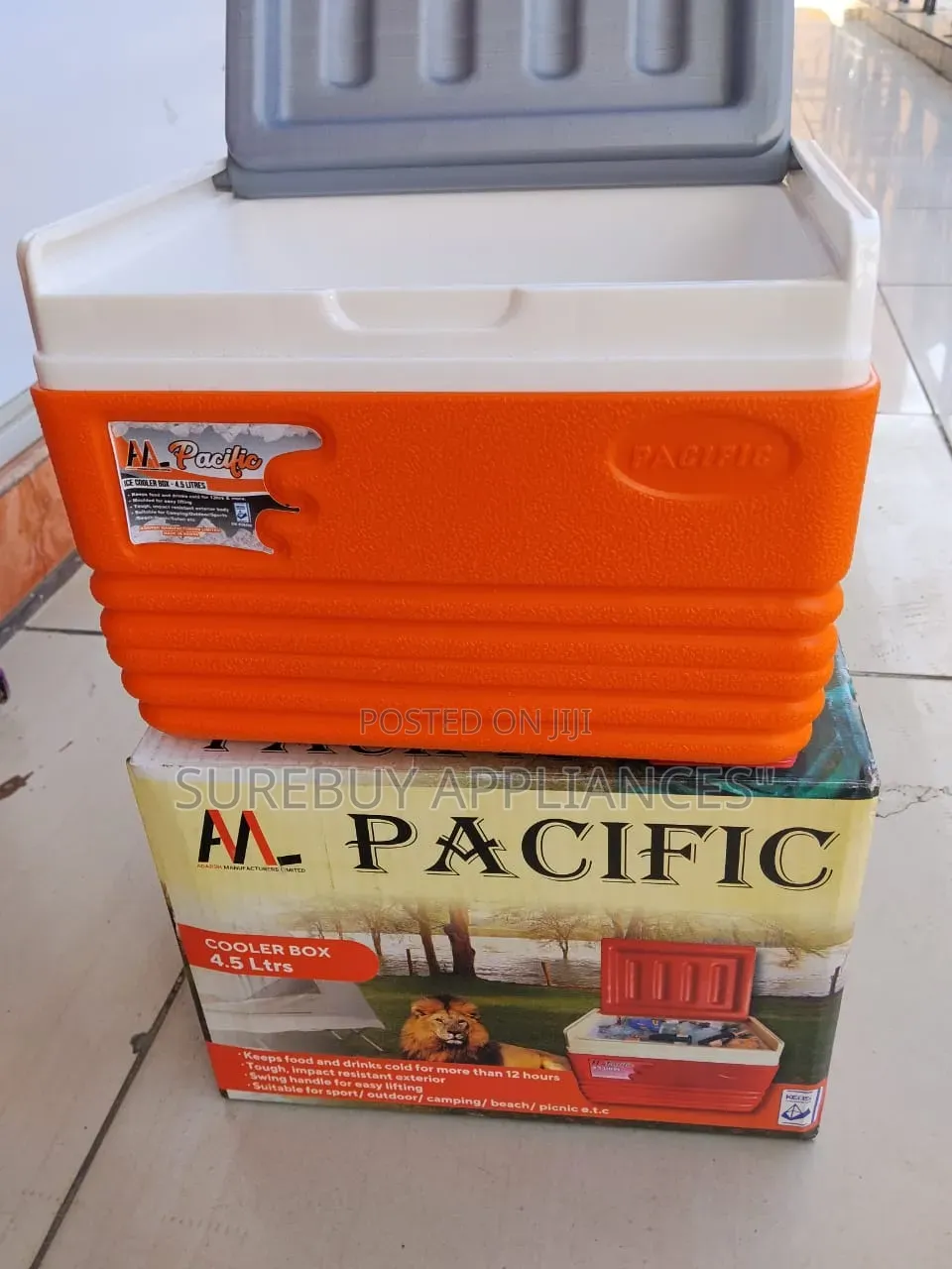Pacific 4.5l Cooler Box – Portable Insulated Food Drink Carrier