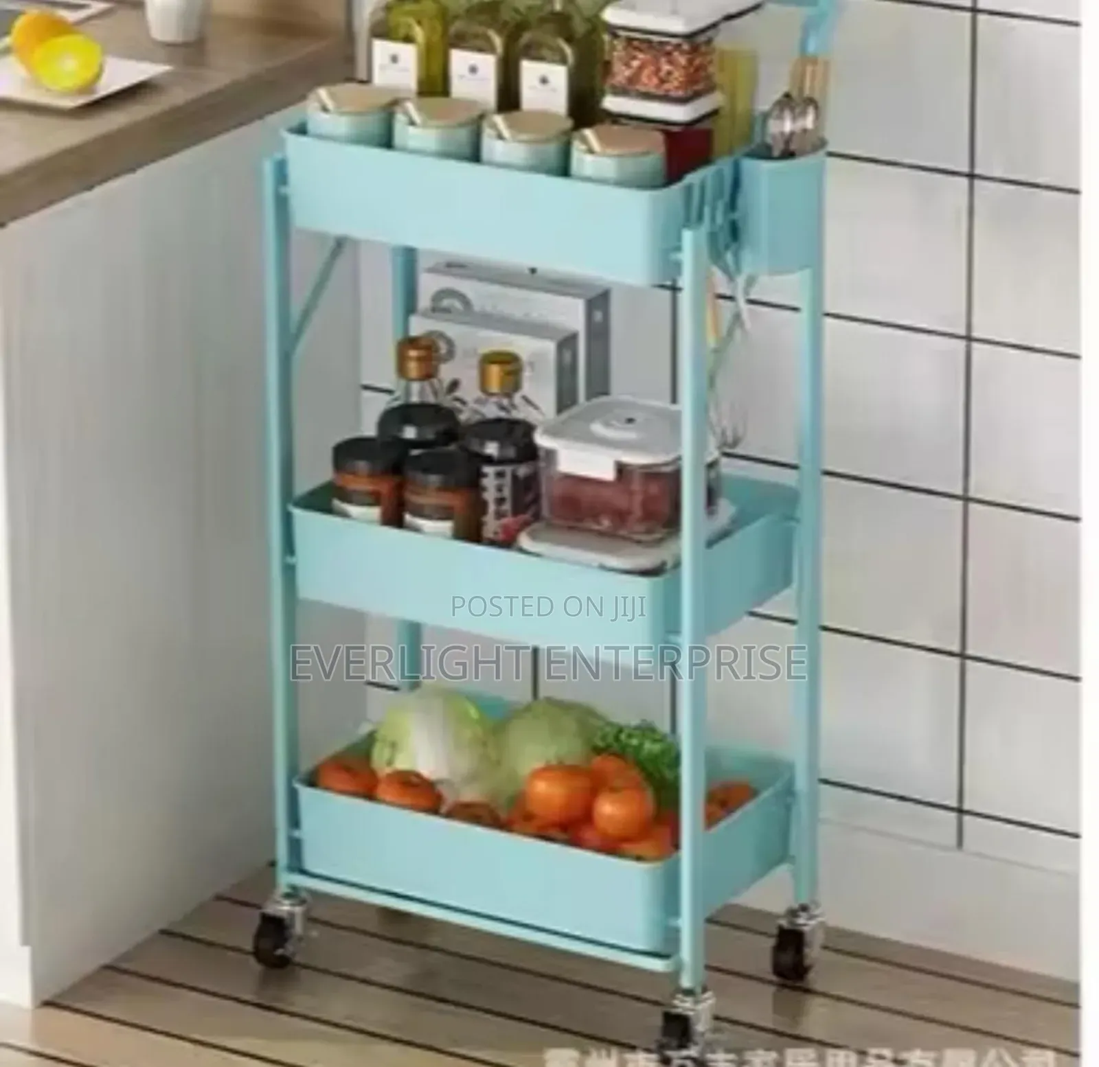3 Tier Multifunctional Storage Trolley