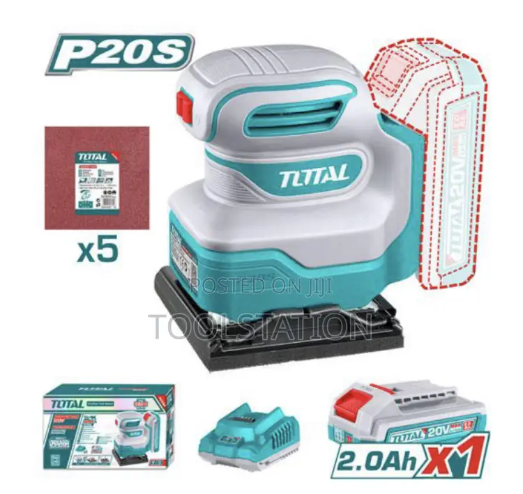 Cordless Sheet Sander 110mmx100mm With5 PCS Sand Paper Tshsli20141