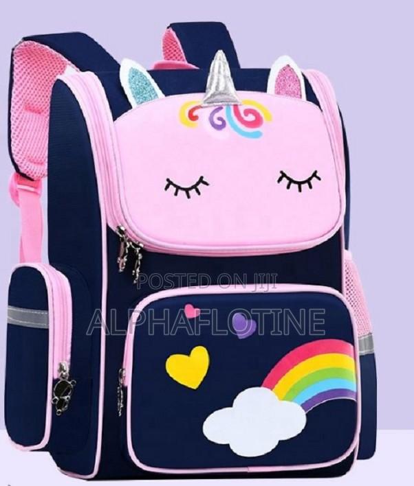 Navyblue Elementary School Students Backpack