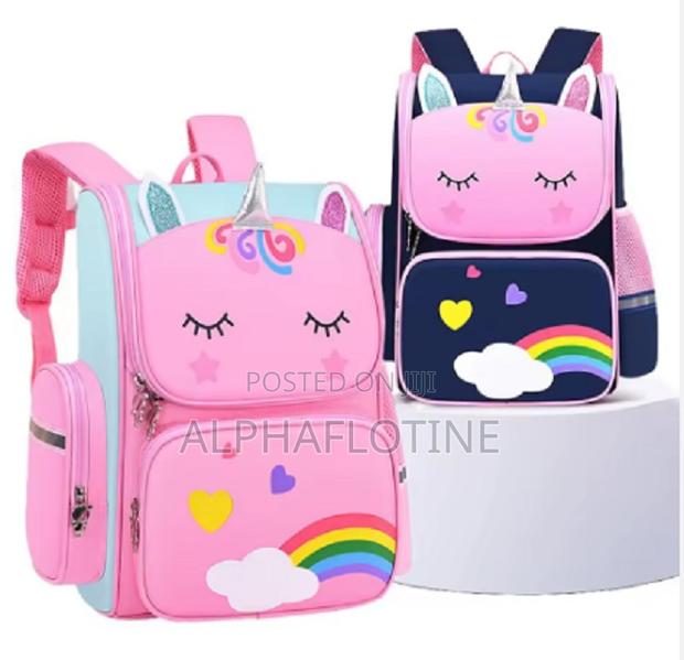 Navyblue Elementary School Students Backpack - thumbnail 2