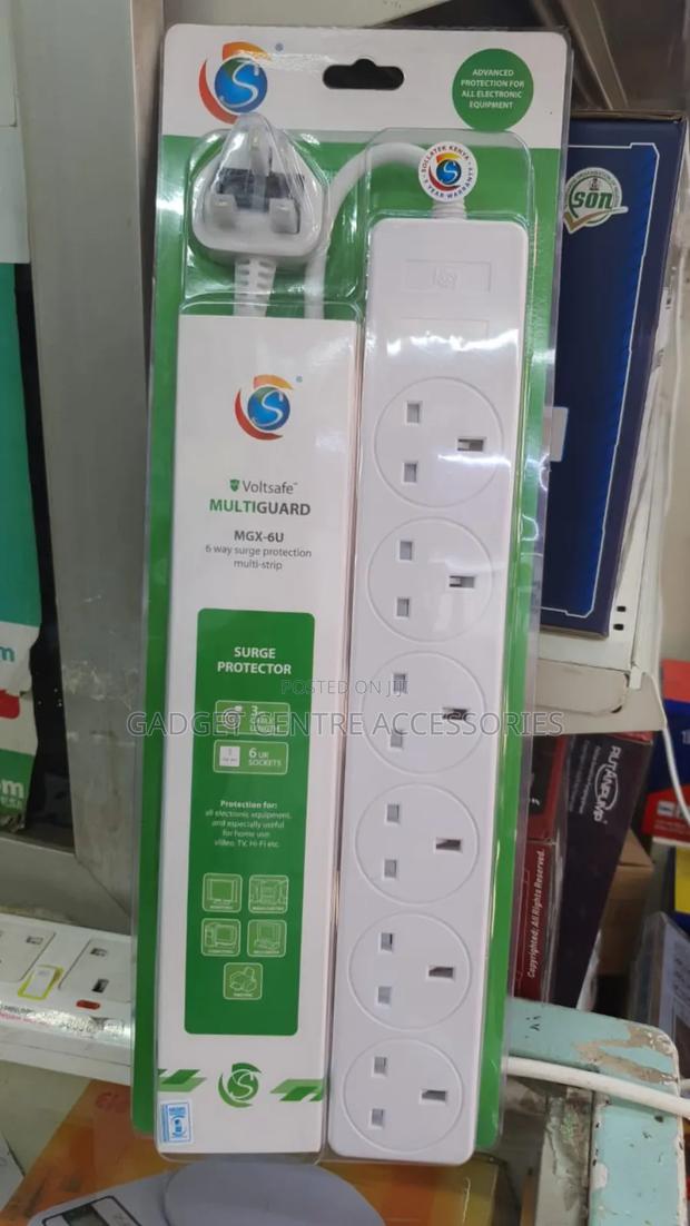6 Port Voltsafe Multiguard Extension With Surge Protector - thumbnail 2