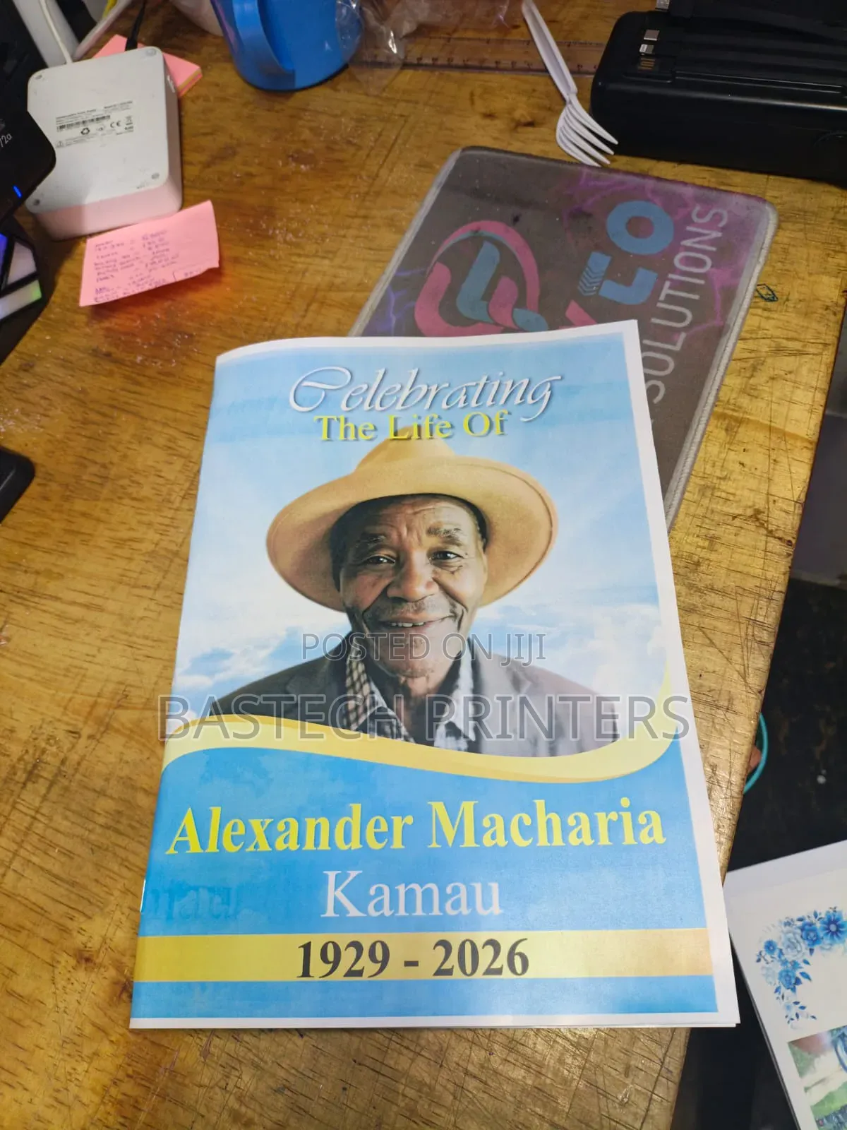 A4 Eulogy Printing – 8 Pages Available