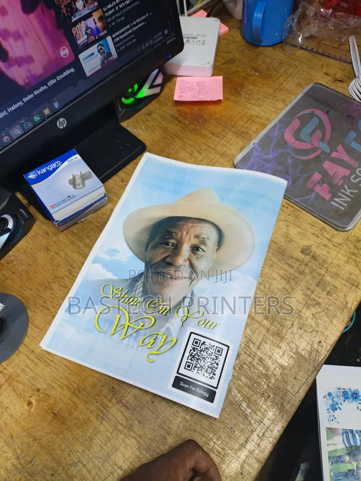 A4 Eulogy Printing – 8 Pages Available