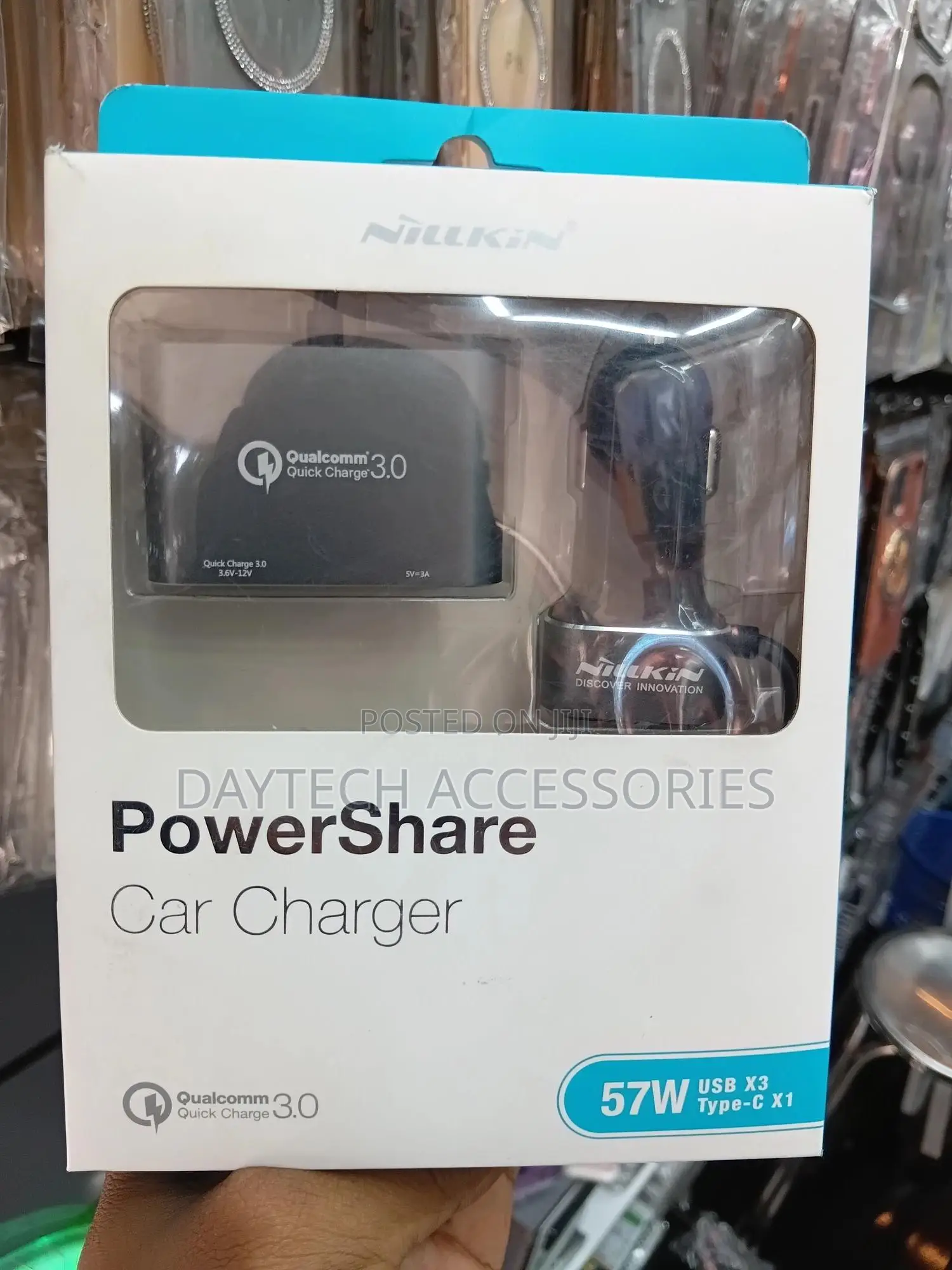 Nillkin Powershare Car Charger 3 Usb + Type-C 57w Max
