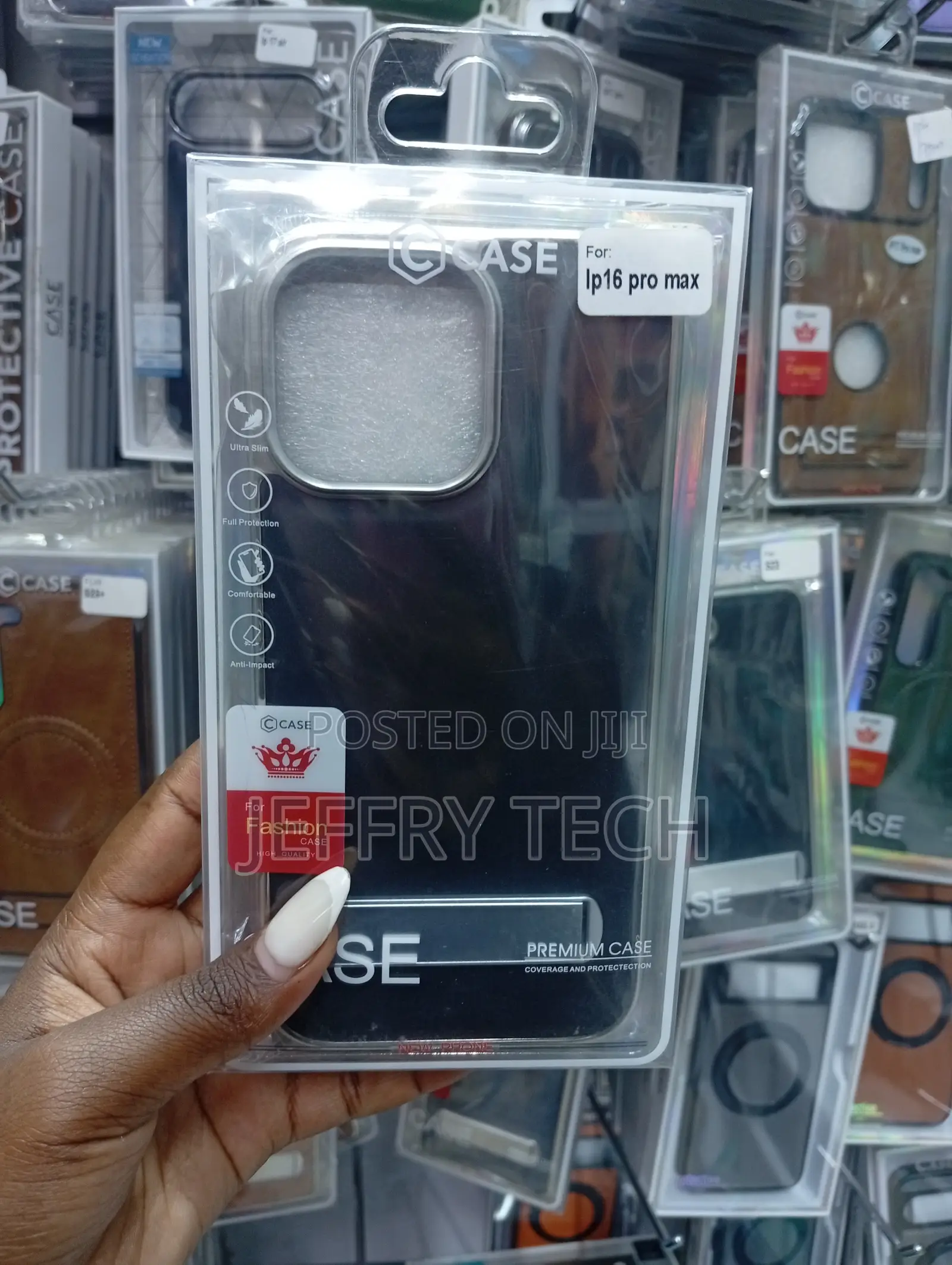 Protective Case Designed for the Apple iPhone 16 Pro Max.