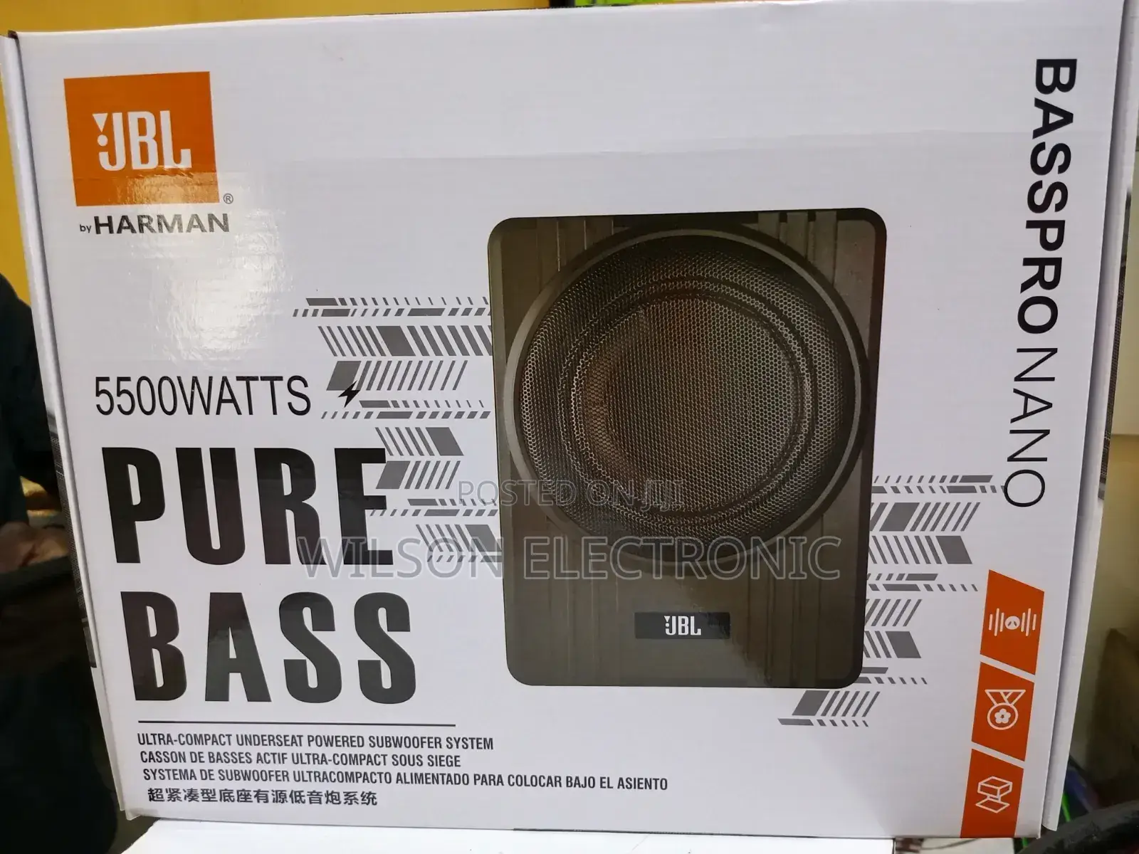 JBL Underseat Subwoofer. 5500w