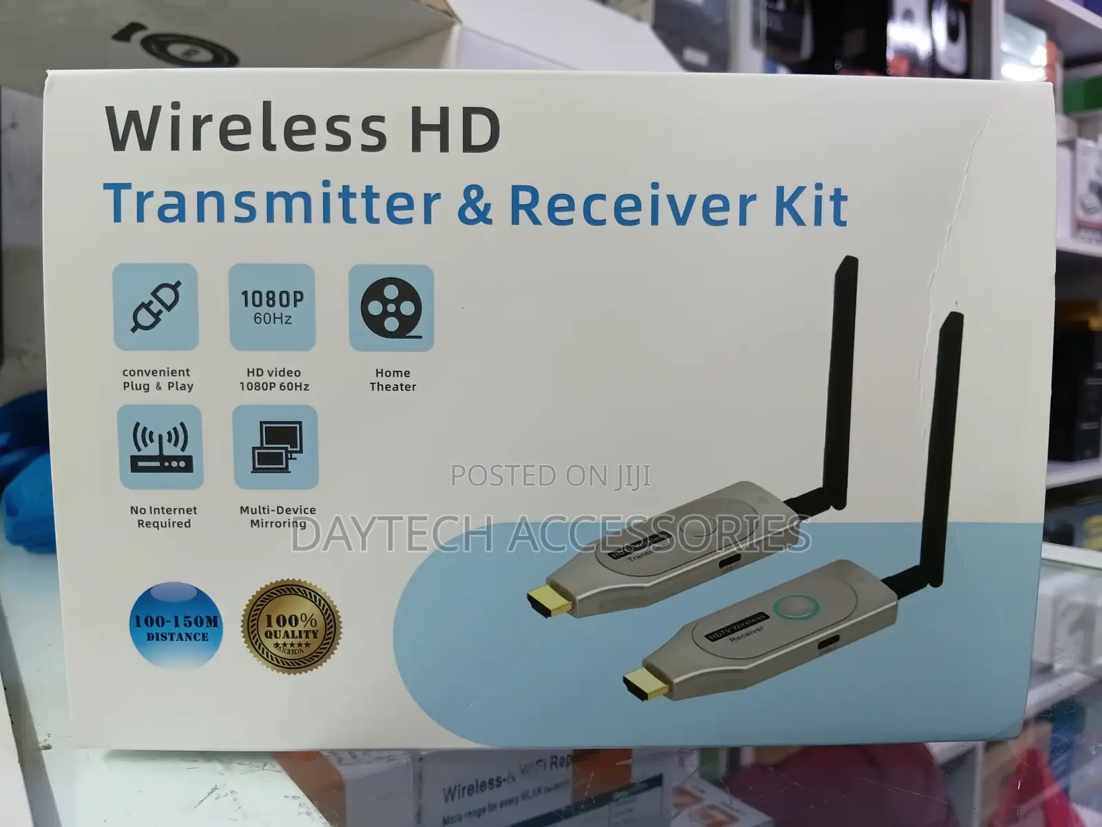 This Fjgear Wireless Hdmi Extender Kit.