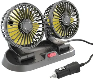 *Car Dash Board/ Windshield Dual Head Car Fan,
