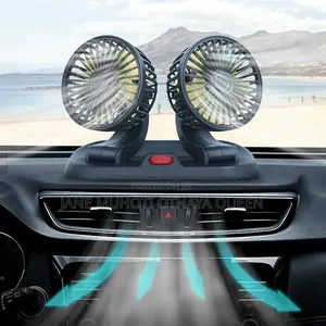 *Car Dash Board/ Windshield Dual Head Car Fan,