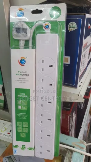 Brand New Sollatek 6way 3m Surge Protector Extension