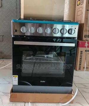 Haier 60x60 Cooker 3 Gas + 1 Electric Hotplate Oven Light Grill
