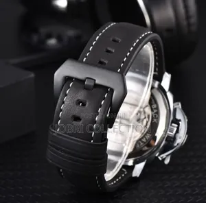 Panerai Black Leather Straps Gents Automatic Watch