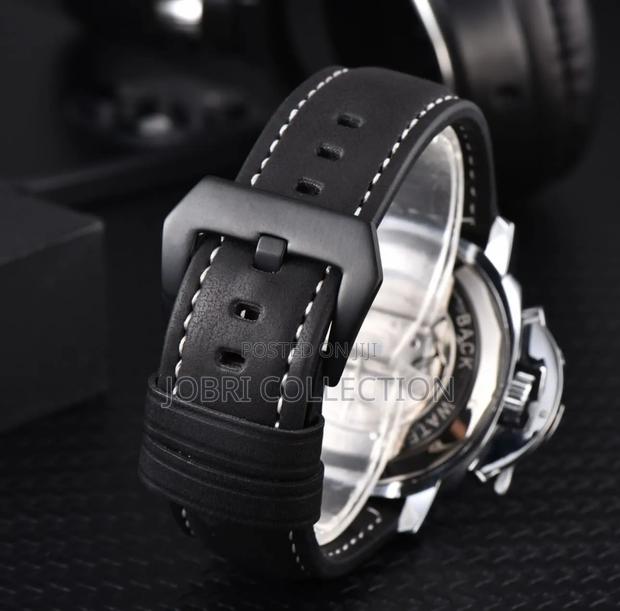 Panerai Black Leather Straps Gents Automatic Watch - thumbnail 2