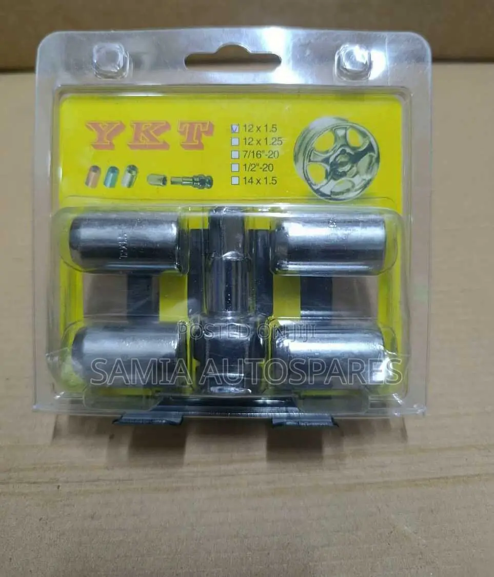 Toyoya Wheel Lock Yellow Pack 12*1.5