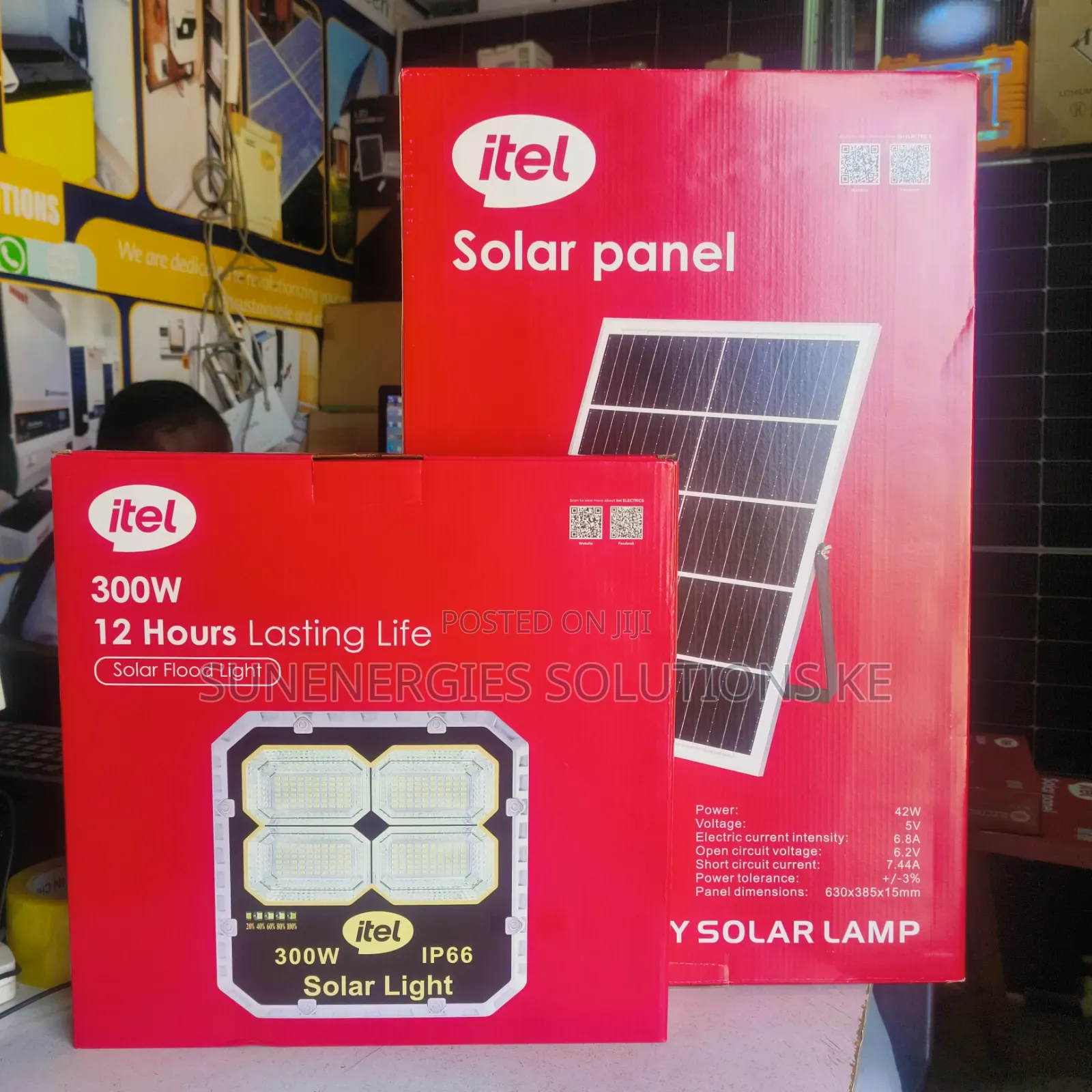 300w Itel Solar Floodlight