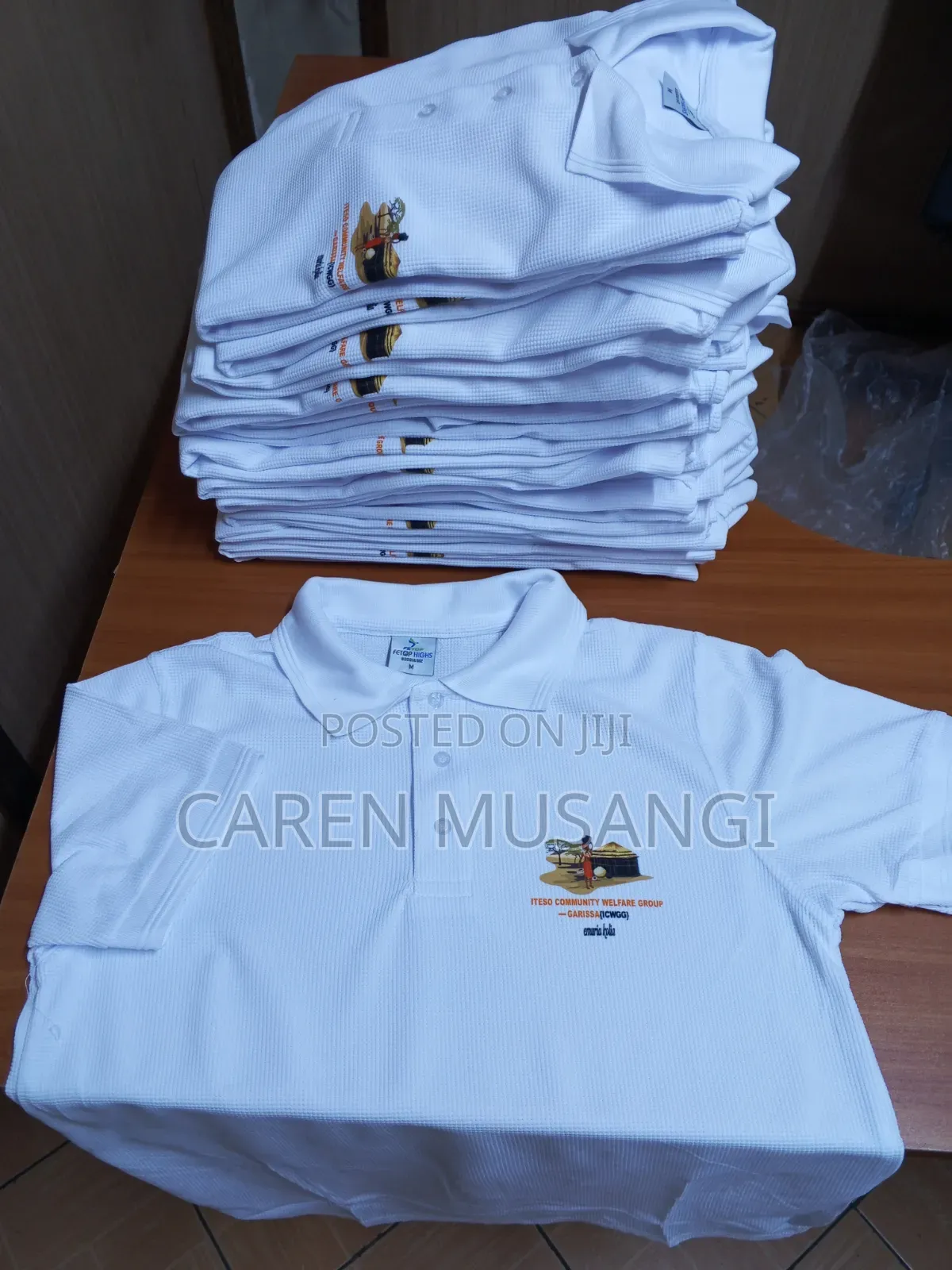 Quality White Dryfit Polo T-Shirts