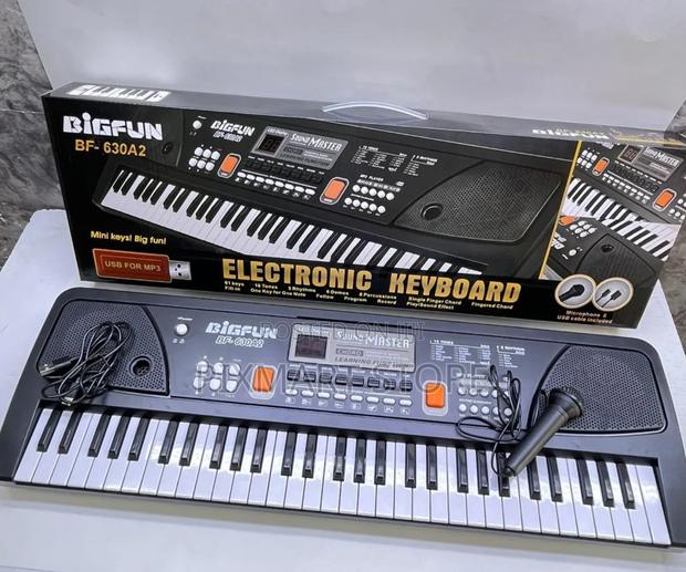 61 Keys Digital Keyboard Piano With Mic Charger