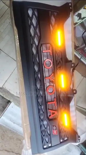 Hiace 7l/9l "Box Matatu" Front Bumper Grill With Led Lights