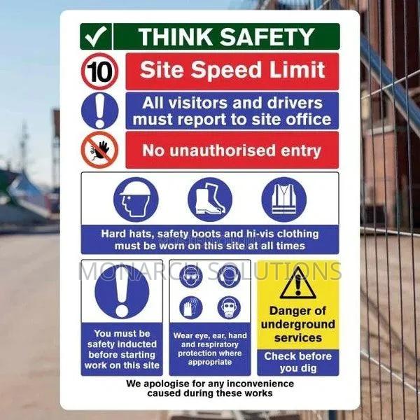 Think Safety. Safety Signage