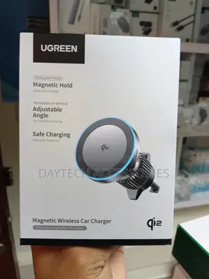 Ugreen Qi2 15w Wireless Car Phone Mount Charger.