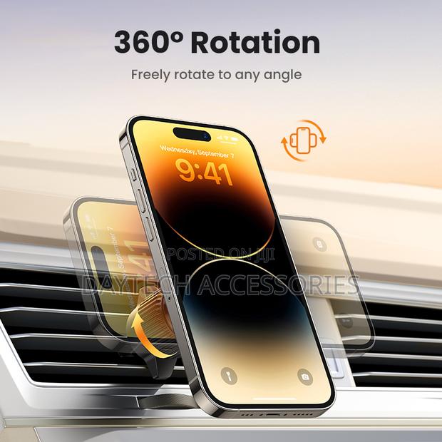 Ugreen Qi2 Wireless Car Charger15w Fast Charging Magnetic Holder. - thumbnail 5