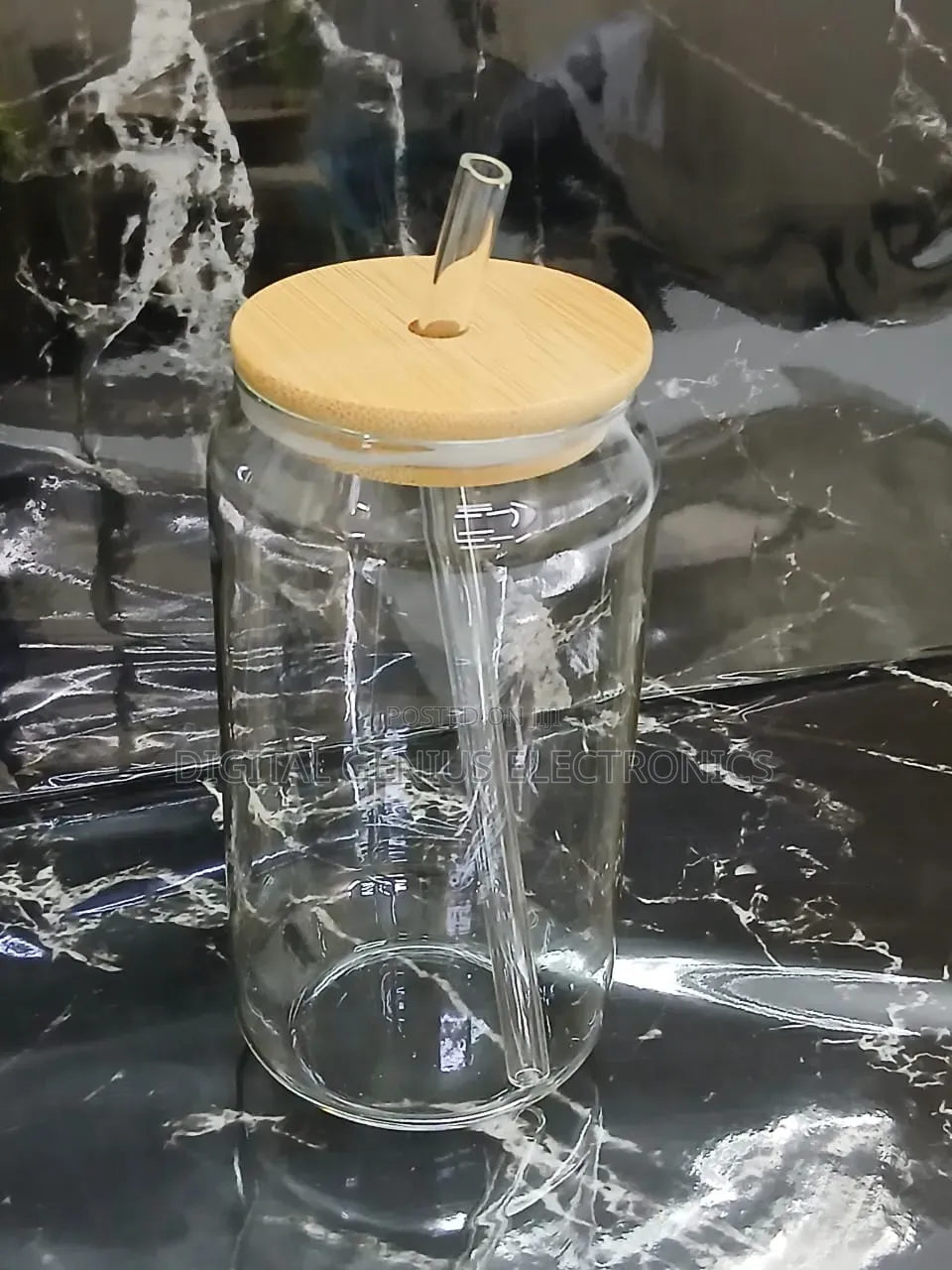 *Portable Smoothie Jar With Straw