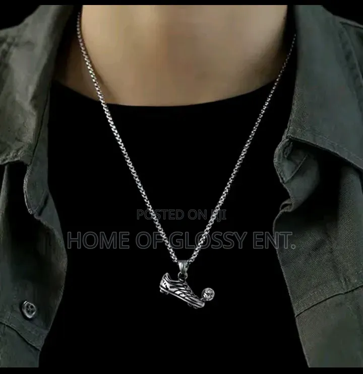Football Shoe Necklace (Sport Style Fashion Necklace)