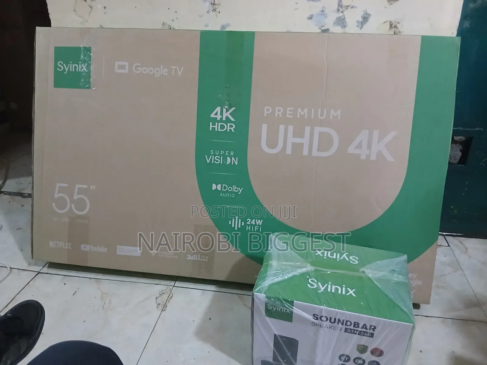 Syinix 55" Uhd Smart Premium Television