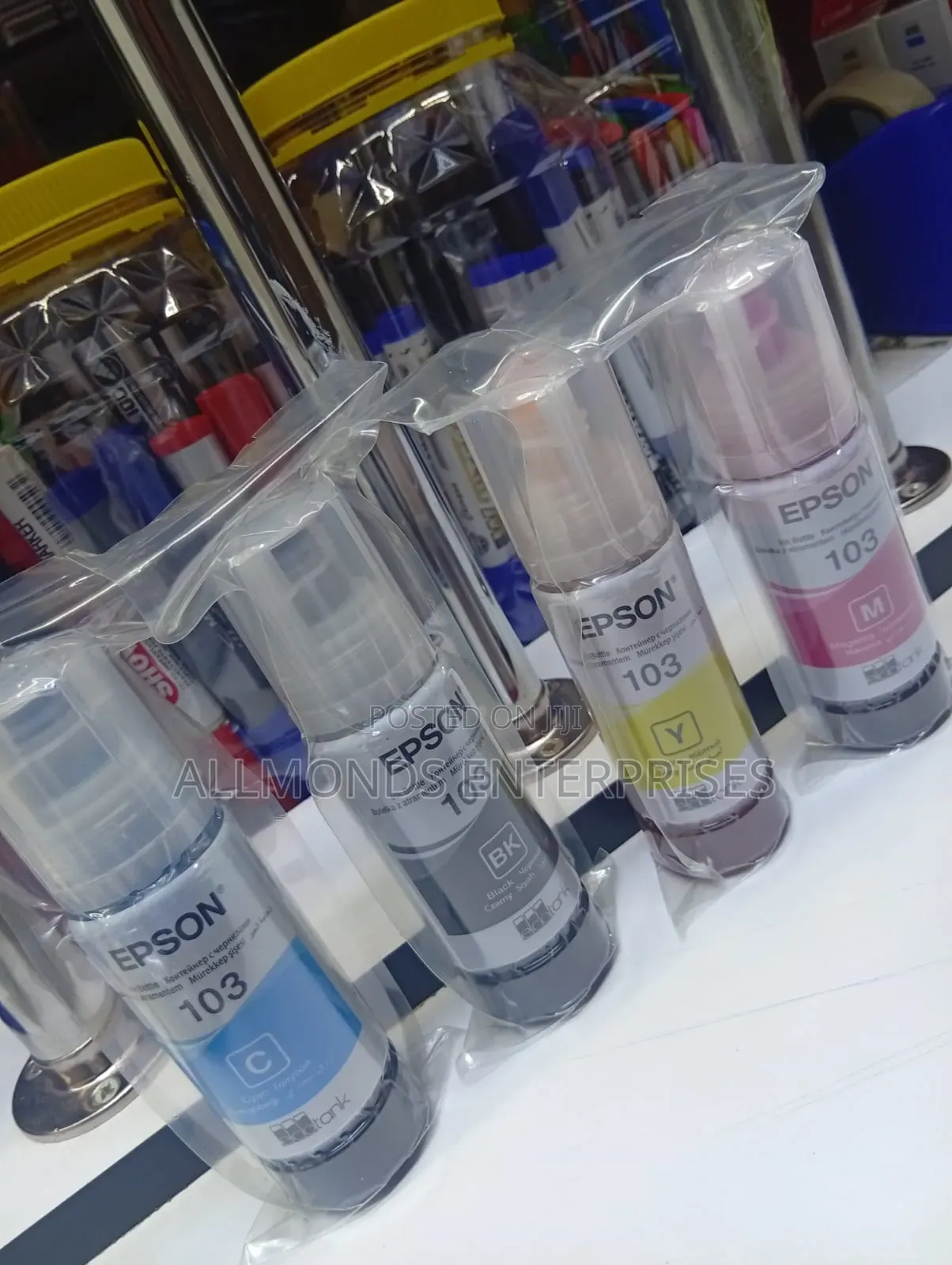 Original/Genuine Epson 103 Ink- Magenta,Cyan, Black,Yellow