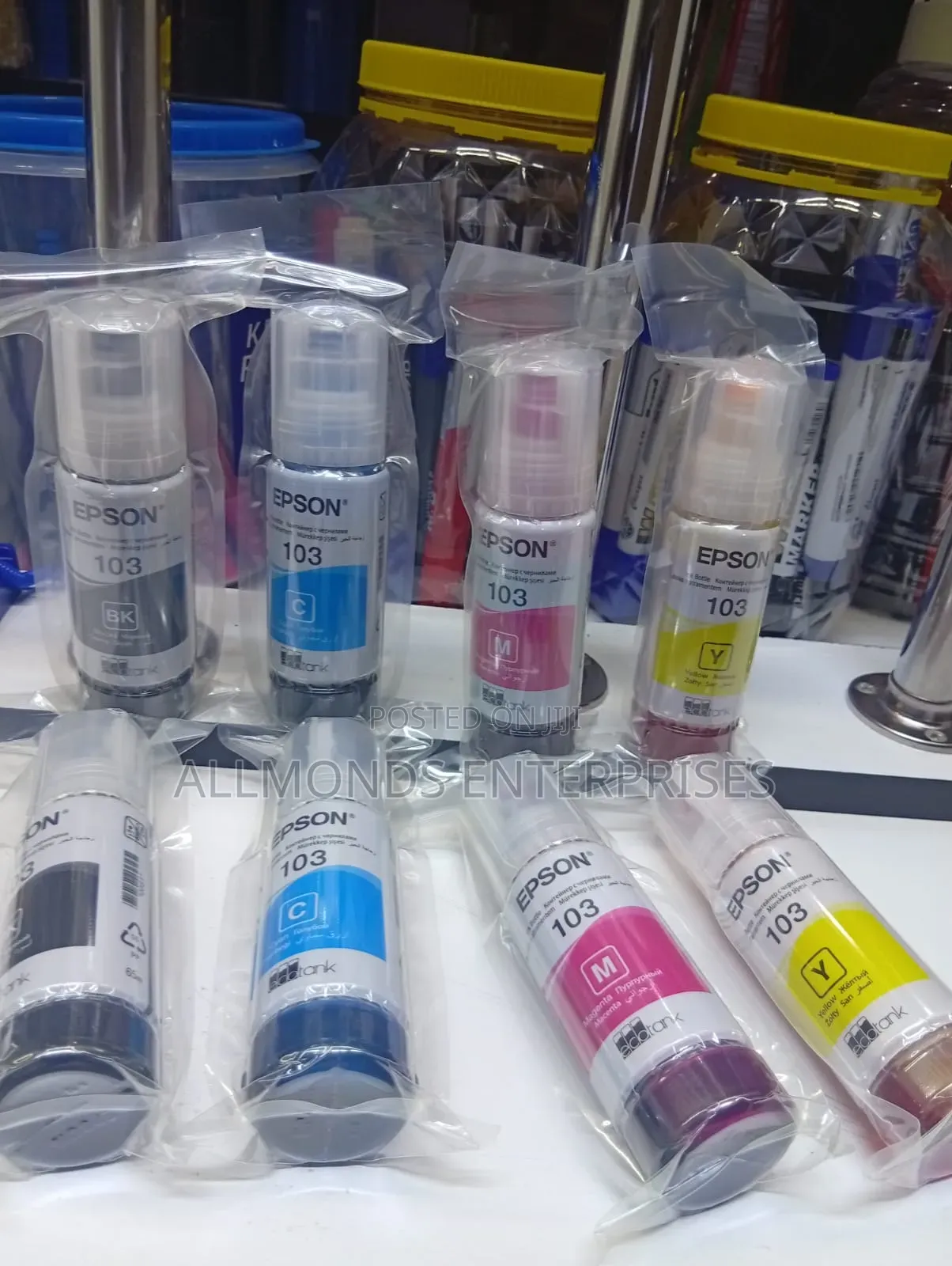 Original/Genuine Epson 103 Ink- Magenta,Cyan, Black,Yellow