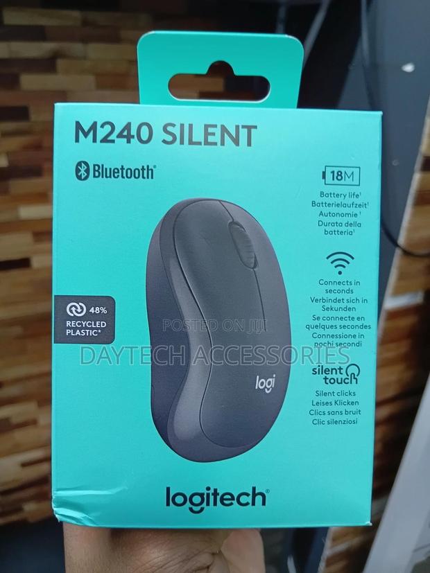 Logitech M240 Silent Wireless Mouse (Graphite) - main view