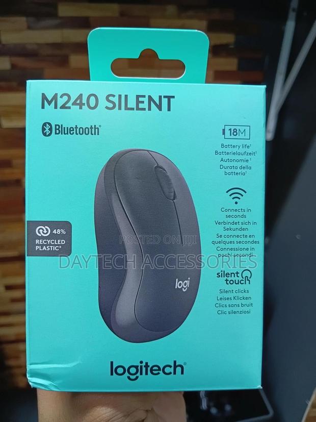 Logitech M240 Silent Wireless Mouse (Graphite) - thumbnail 2