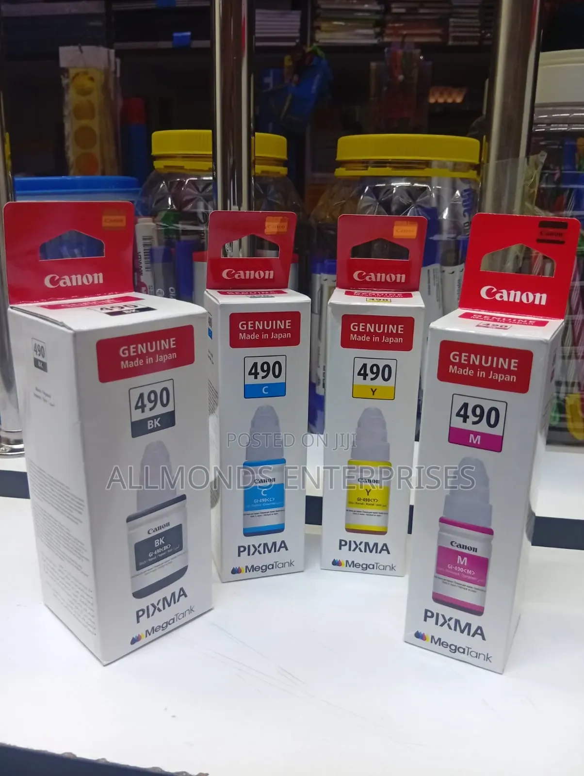 Genuine Canon Pixma 490 Ink-made In Japan