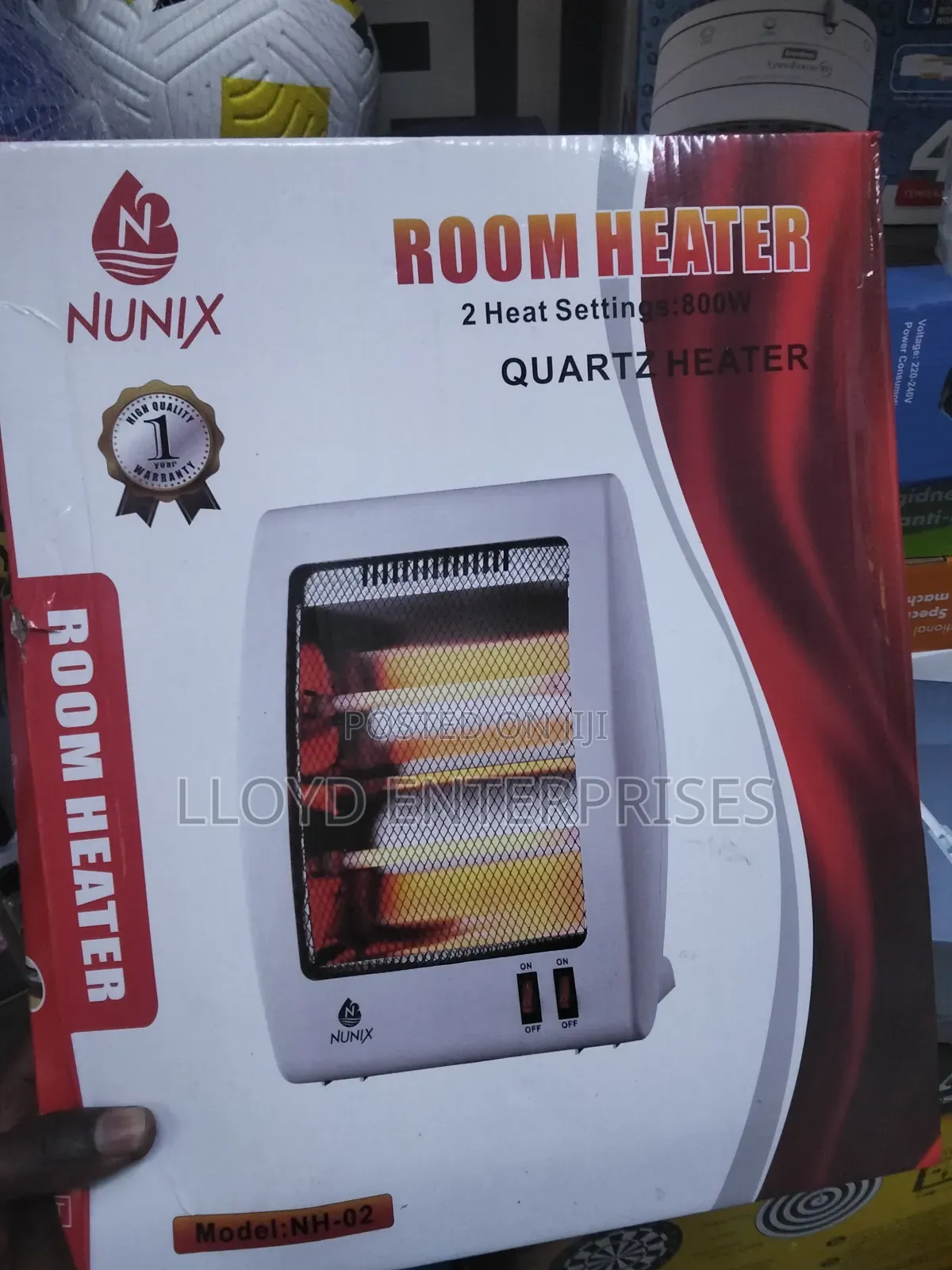 800watts Quartz White Room Heater