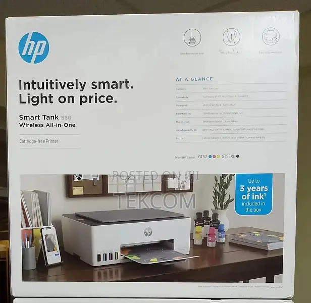 Hp Smart Tank 580/ Hp Smart Tank 580