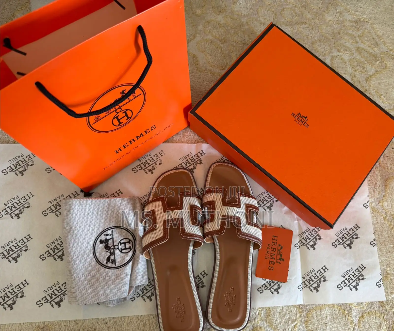 Hermès Oran Sandals ( Boxed )